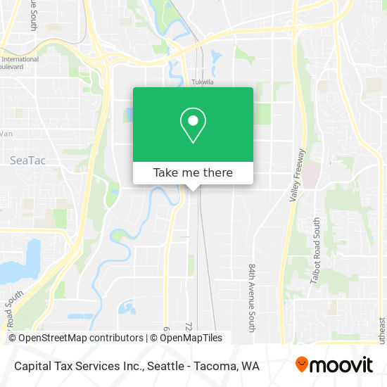 Capital Tax Services Inc. map