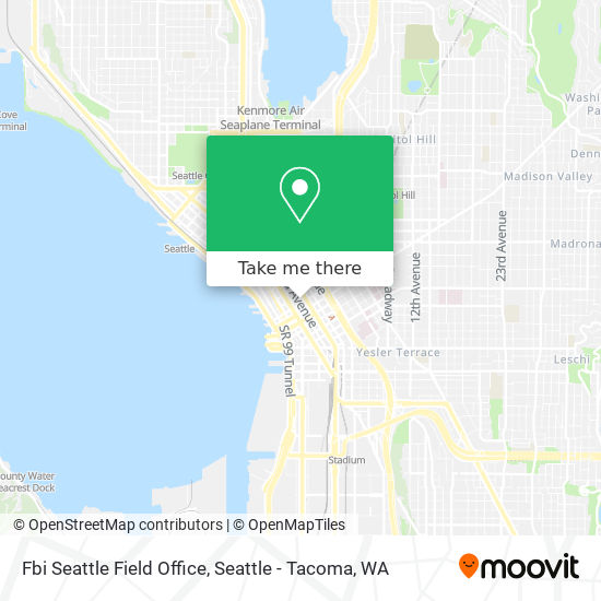Mapa de Fbi Seattle Field Office