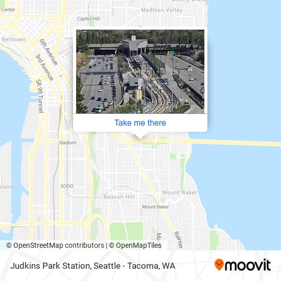 Judkins Park Station map