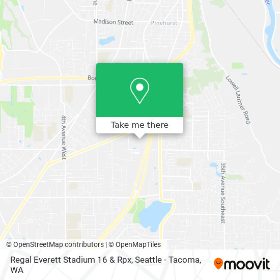 Mapa de Regal Everett Stadium 16 & Rpx
