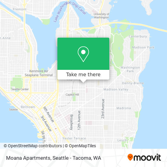 Mapa de Moana Apartments