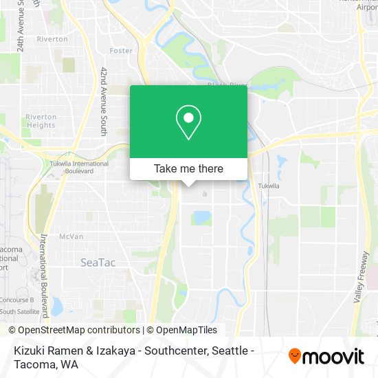 Kizuki Ramen & Izakaya - Southcenter map