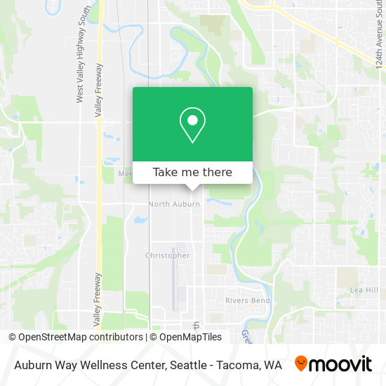 Auburn Way Wellness Center map