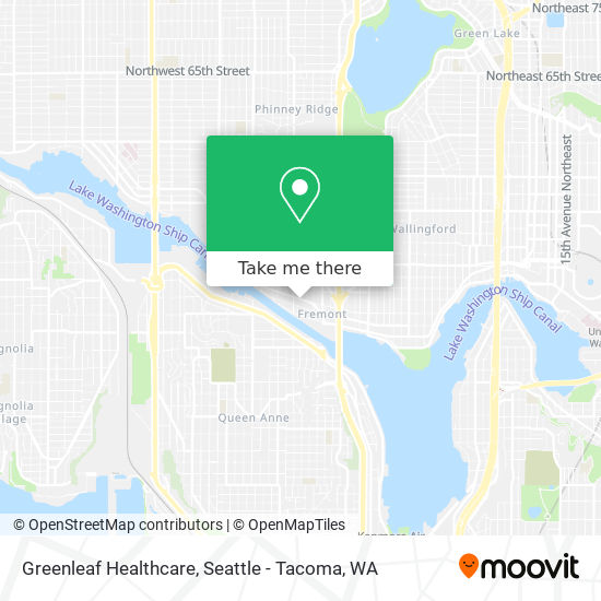 Greenleaf Healthcare map