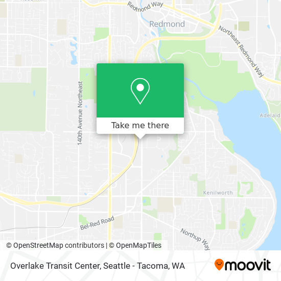 Overlake Transit Center map