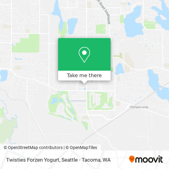 Twisties Forzen Yogurt map