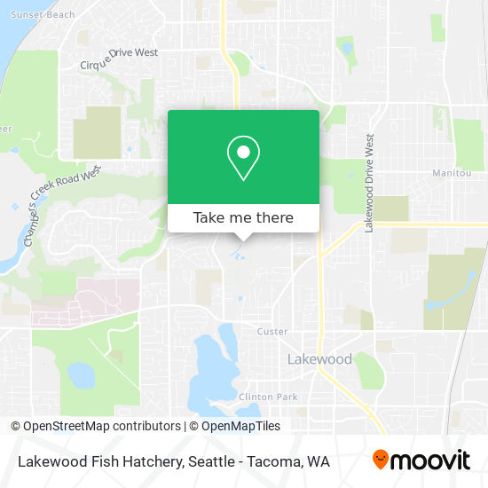 Mapa de Lakewood Fish Hatchery