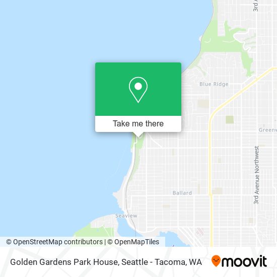 Golden Gardens Park House map