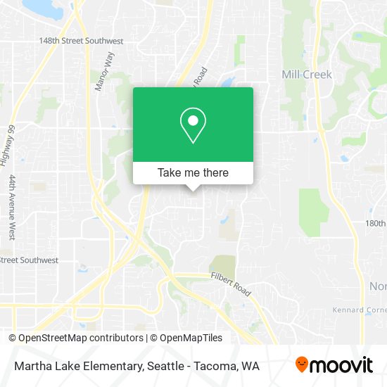 Martha Lake Elementary map