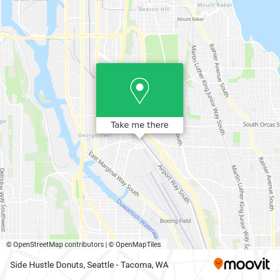 Side Hustle Donuts map