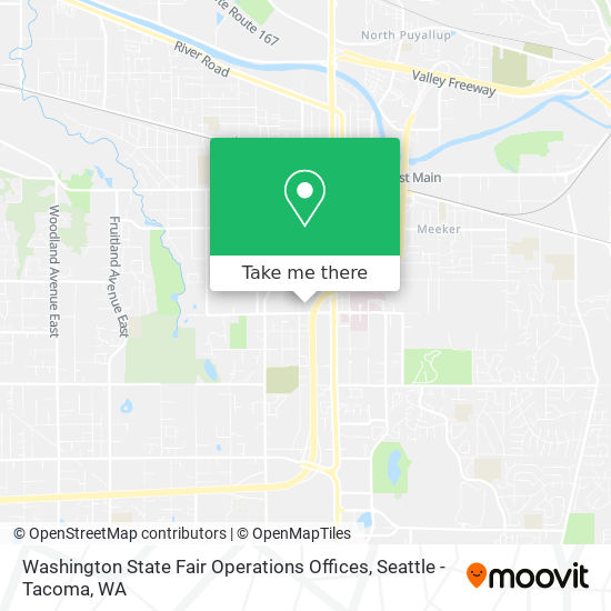 Washington State Fair Operations Offices map
