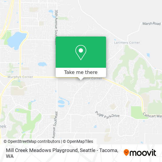 Mapa de Mill Creek Meadows Playground