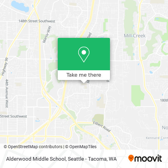 Alderwood Middle School map