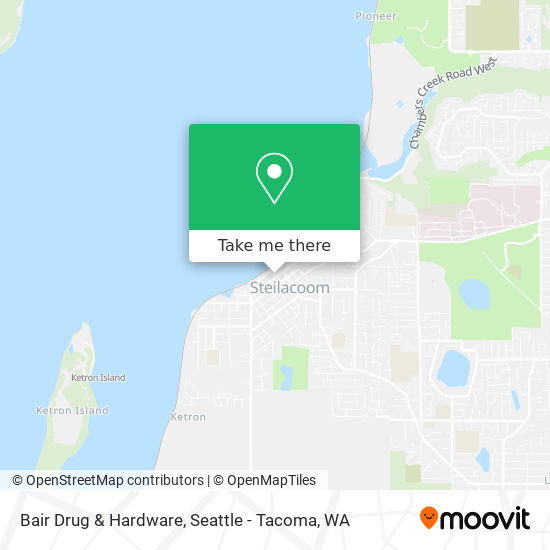 Bair Drug & Hardware map