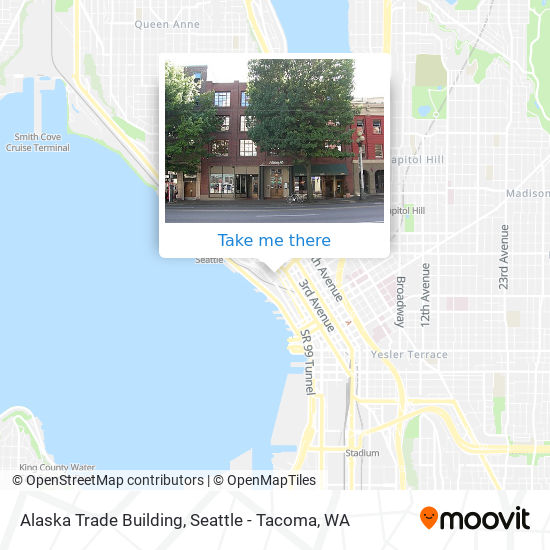 Alaska Trade Building map
