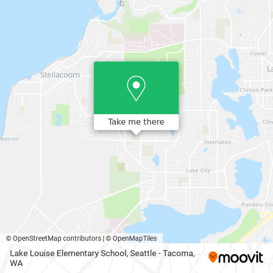 Lake Louise Elementary School map