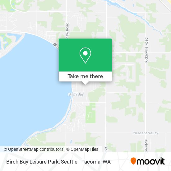 Birch Bay Leisure Park map