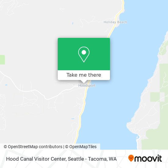 Hood Canal Visitor Center map