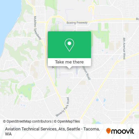 Aviation Technical Services, Ats map