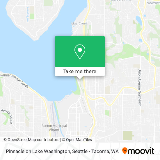 Pinnacle on Lake Washington map