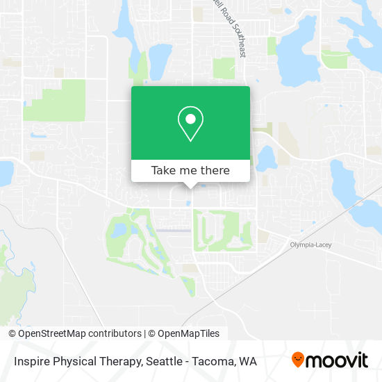 Inspire Physical Therapy map