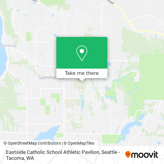 Eastside Catholic School Athletic Pavilion map