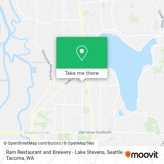 Mapa de Ram Restaurant and Brewery - Lake Stevens