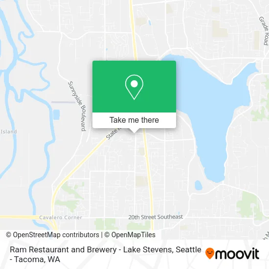 Mapa de Ram Restaurant and Brewery - Lake Stevens