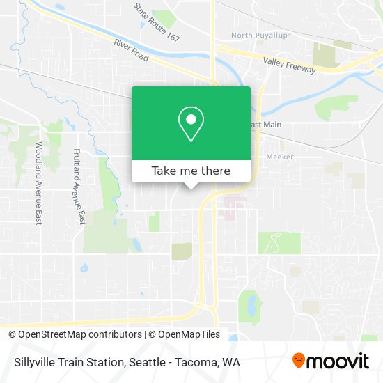 Sillyville Train Station map