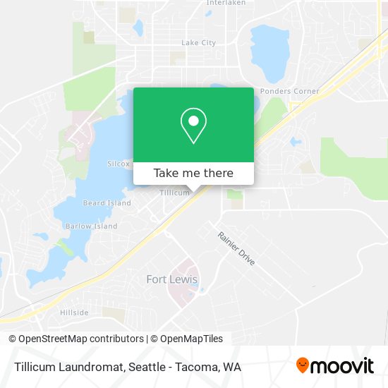 Mapa de Tillicum Laundromat