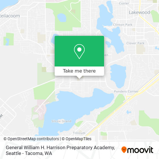 Mapa de General William H. Harrison Preparatory Academy