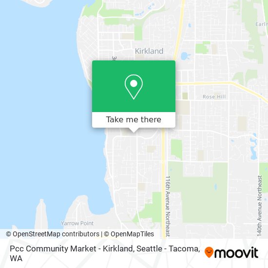 Pcc Community Market - Kirkland map