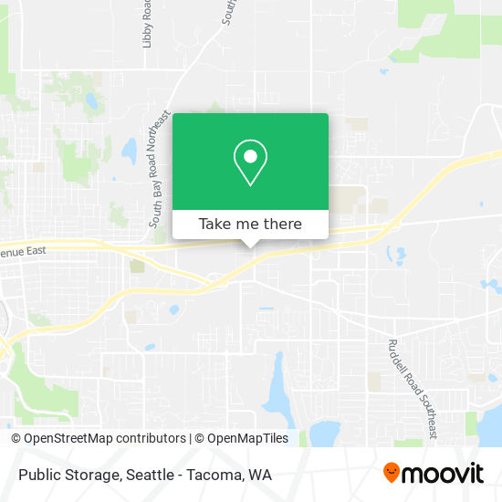 Public Storage map