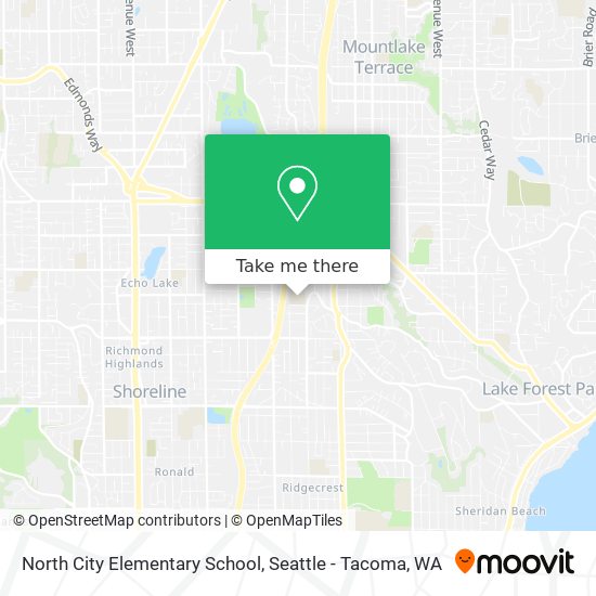 Mapa de North City Elementary School