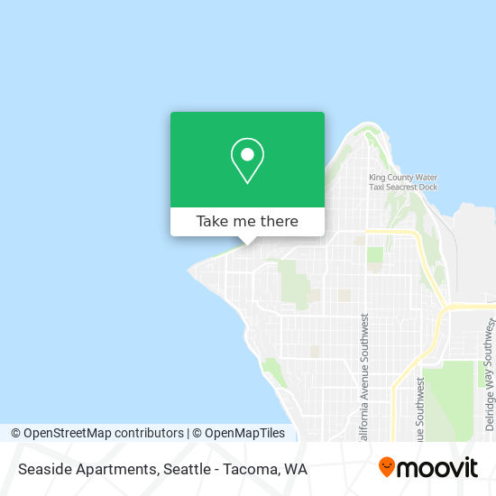 Seaside Apartments map