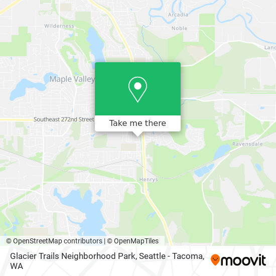 Glacier Trails Neighborhood Park map