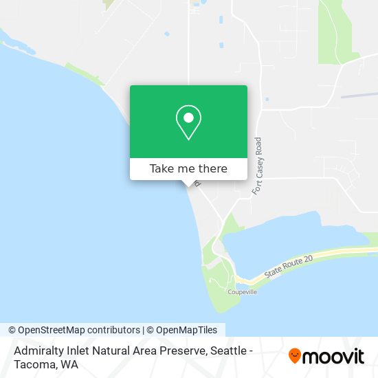 Admiralty Inlet Natural Area Preserve map