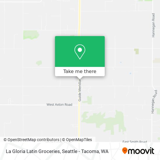 Mapa de La Gloria Latin Groceries
