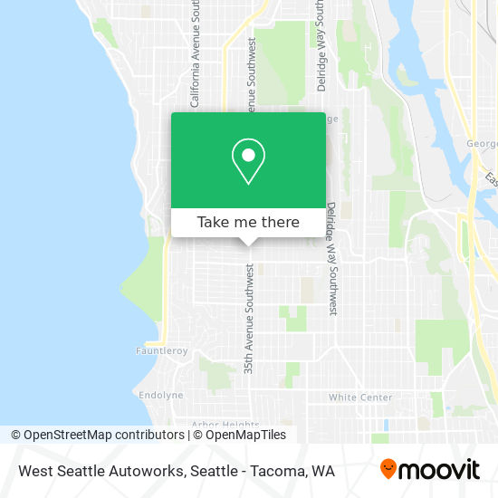 West Seattle Autoworks map