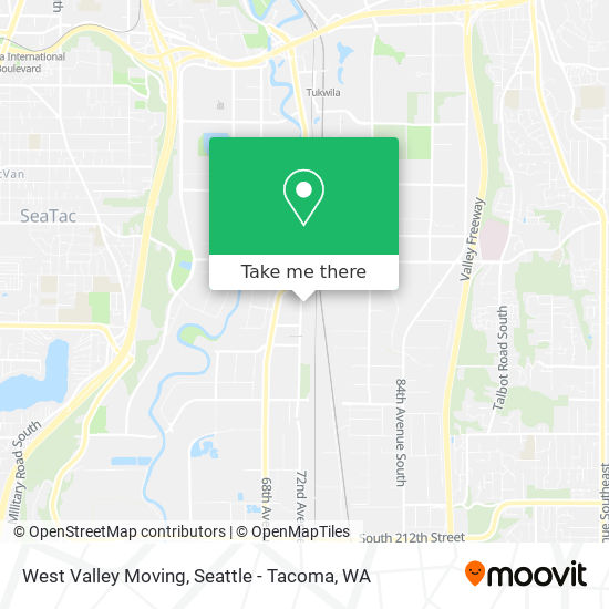 West Valley Moving map