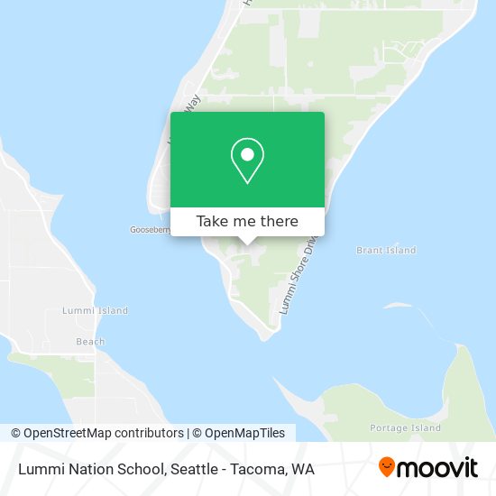 Lummi Nation School map