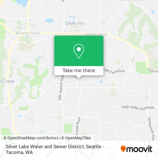 Mapa de Silver Lake Water and Sewer District