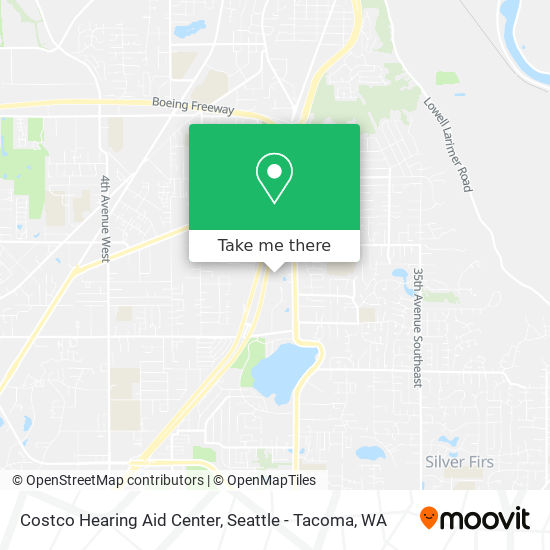 Mapa de Costco Hearing Aid Center