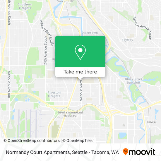 Normandy Court Apartments map