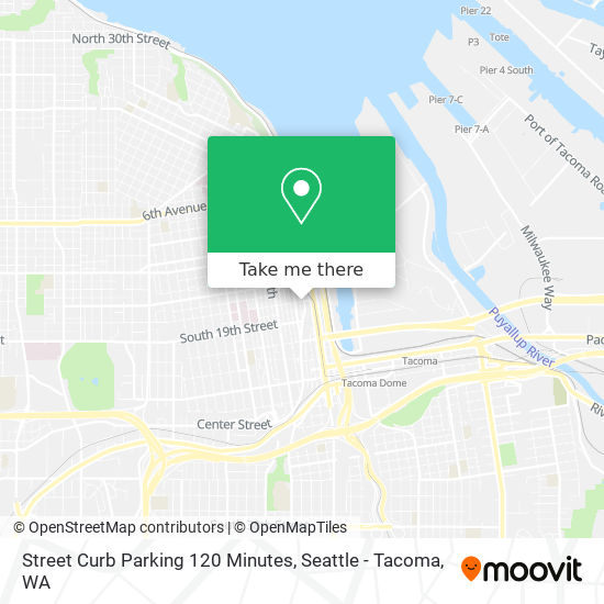 Mapa de Street Curb Parking 120 Minutes