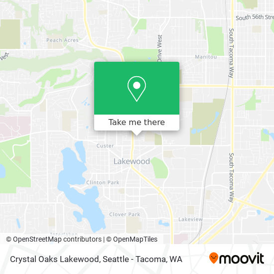 Mapa de Crystal Oaks Lakewood