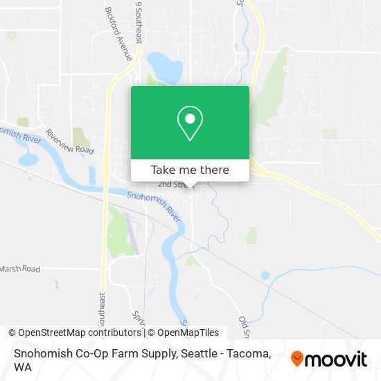 Snohomish Co-Op Farm Supply map