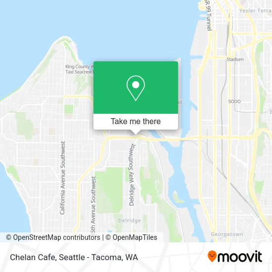 Chelan Cafe map