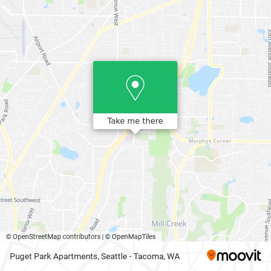 Puget Park Apartments map