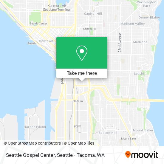 Seattle Gospel Center map